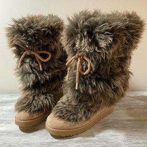 UGG classic posh fur boots size 11